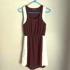 Banana Republic Black with cream dress